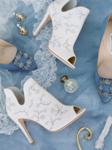 Manolo Blahnik and Bella Belle wedding shoes